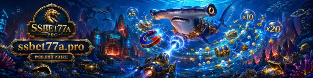 SSBET77 underwater fishing game entrance with cannon action